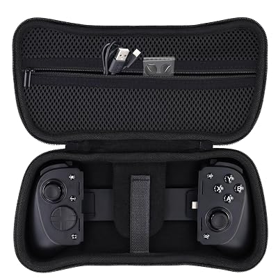 Aenllosi Hard Carrying Case for Razer Kishi V3 Pro/Kishi Ultra Gaming Controller, Razer Phone Controller Organizer, Black (Case Only)