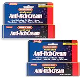 Natureplex Maximum Relief Medicated Anti-Itch Cream 1.5oz (2 Pack) &ndash; Fast Relief for Rashes, Bites, Sunburn, Cuts, Burns, Poison Ivy &amp; More &ndash; Cooling Menthol &amp; Pramoxine &ndash; Made in USA