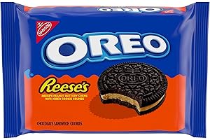 OREO REESE'S Peanut Buttery Creme Chocolate Sandwich Cookies, 12.35 oz