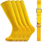 Youper Youth Baseball/Softball Belt & Socks Combo Set (2 Pairs of Socks & 1 Belt)
