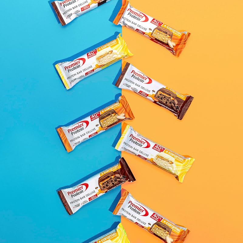 - Protein Bar Deluxe 40% - Multiflavourbox - 15x50g - Low sugar - Low Carb - palmölfrei