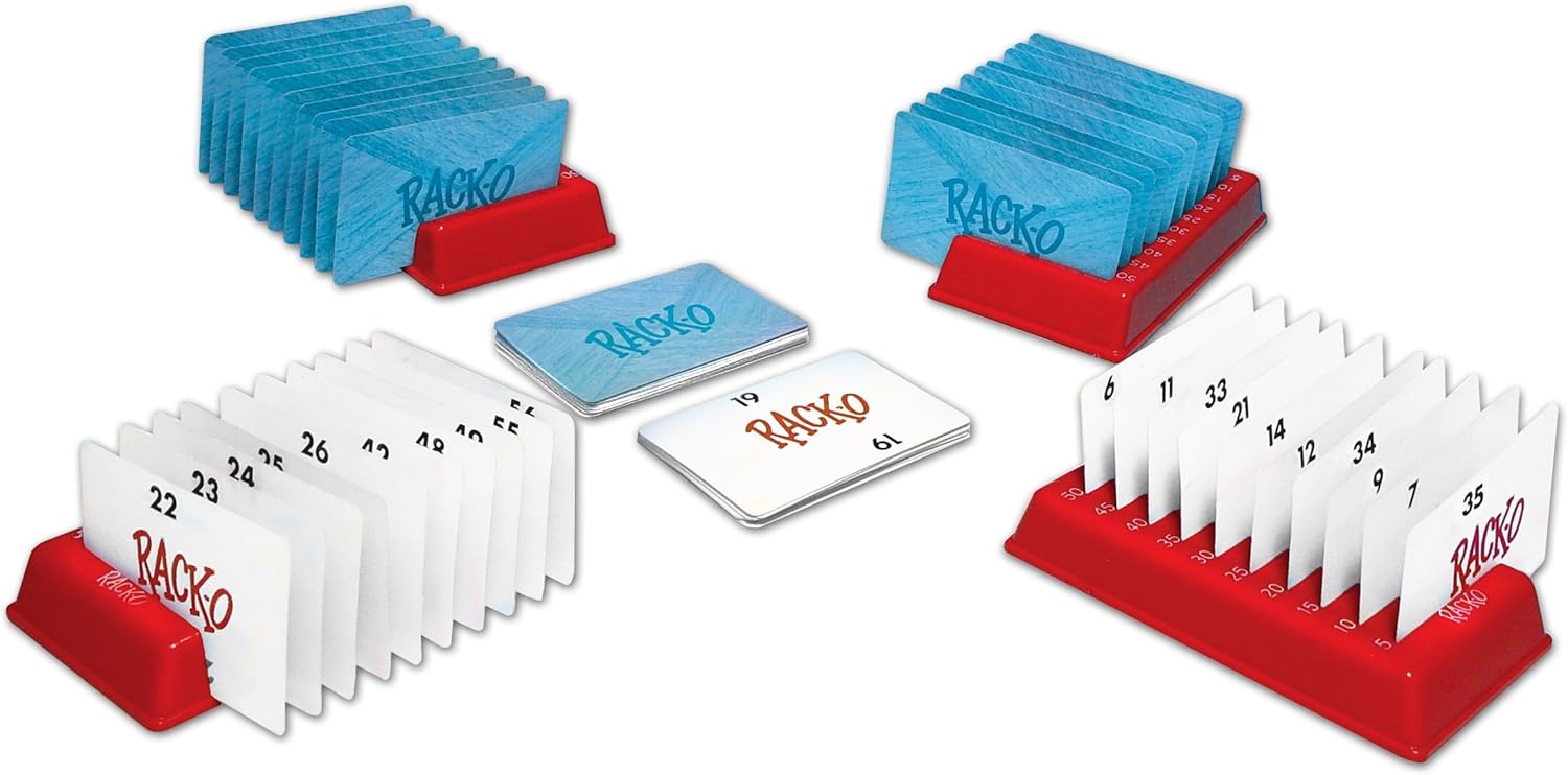 Winning Moves RACK-O, Retro package Card Game: Toys & Games