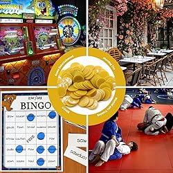 HAKITAROOM Set of 100 Opaque Plastic Learning