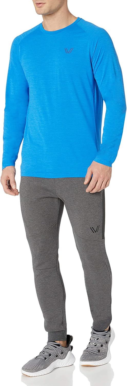 Peak Velocity Men's VXE Long Sleeve Quick-dry Loose-Fit T-Shirt: Clothing