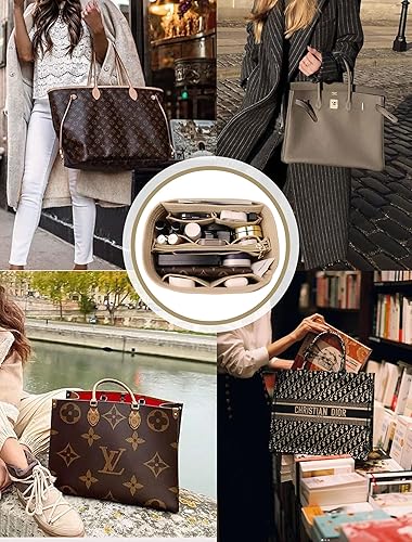 Tote Bag Organizer Insert OMYSTYLE Purse Organizer Insert For