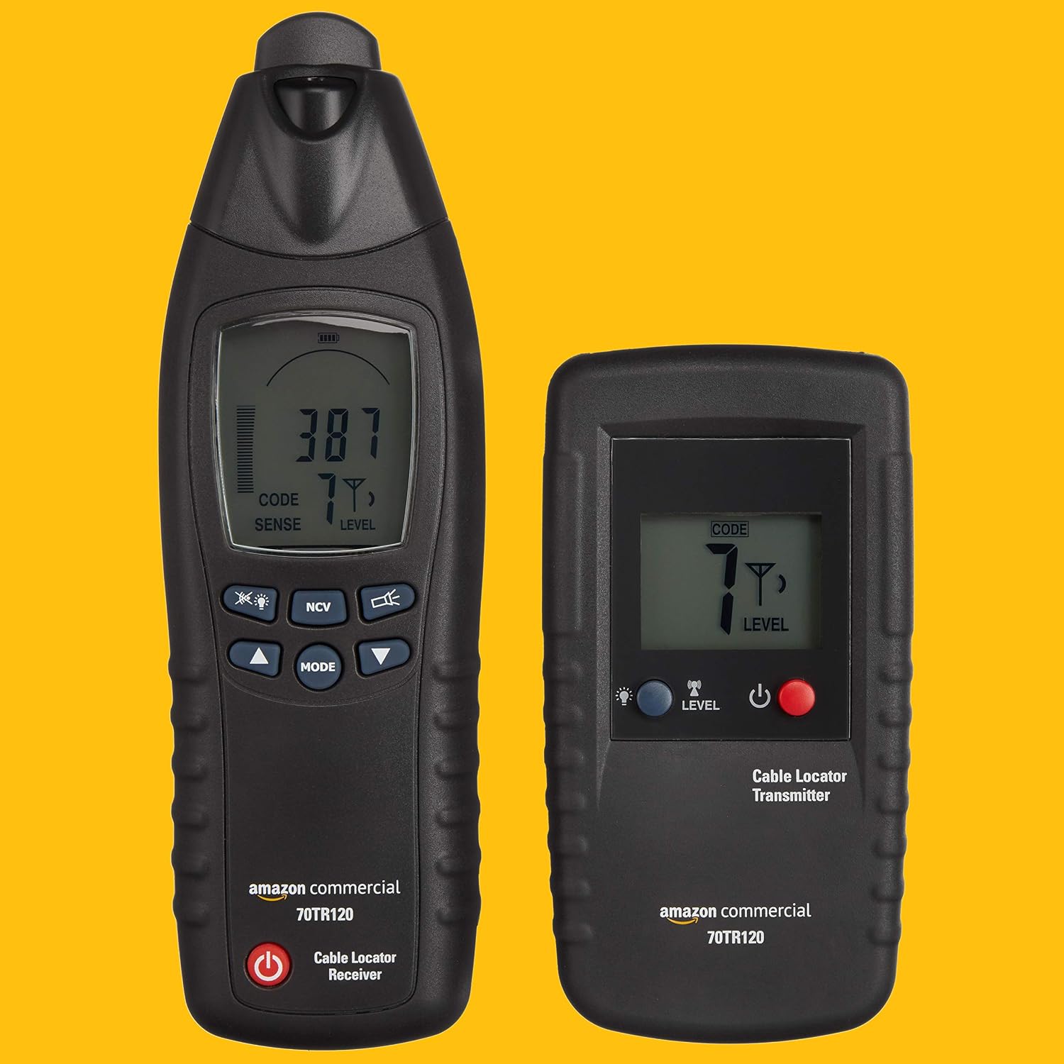 Amazon Basics Cable locator, Black, 2.76 x 6.89 x 2.28 inches - Image 3