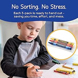CrayonKing 240 Sets of 3-Packs
