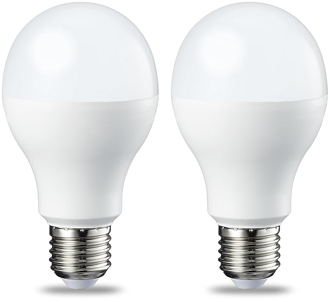 AmazonBasics E27 LED Lampe, 14W (ersetzt 100W), kaltweiß, 2er-Pack