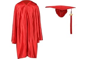 FtyFty Shiny Kindergarten Graduation Cap and Gown Set