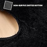 Aspire Homeware Black Fluffy Rug 120x170 cm Non Slip Thick Pile view 7