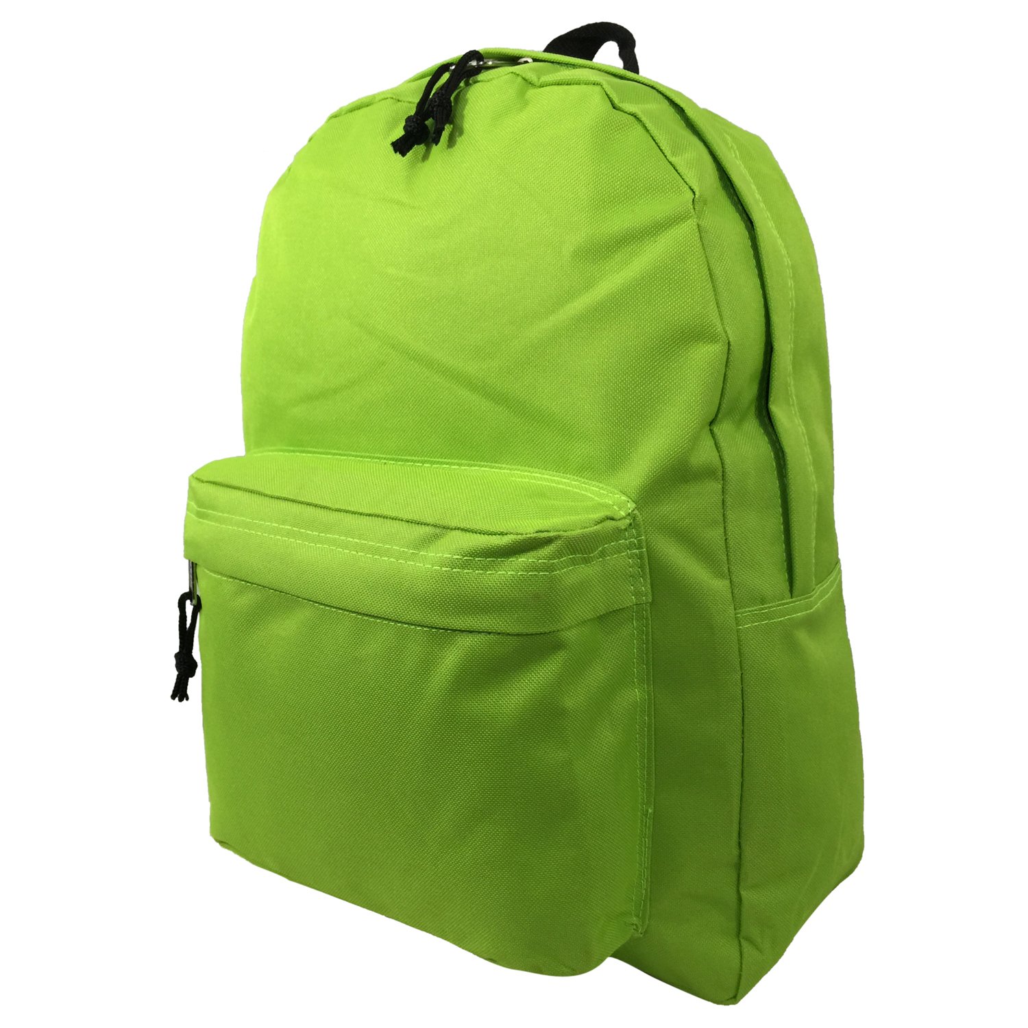 Photo 1 of 16inch Simple/Basic Backpack Book bag Fluorescent Green
