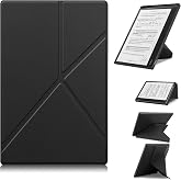 Ratesell Case for Kobo Elipsa (2023 Release) eReader 10.3", The Thinnest and Lightest Leather Smart Origami Cover Case for 10.3" Kobo Elipsa eReader with Auto Wake Sleep Feature Black