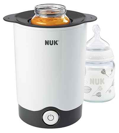 NUK Thermo Express Flaschenwärmer, besonders schnelles und schonendes Erwärmen in nur 90 Sekunden, für Gläschen und Flaschen