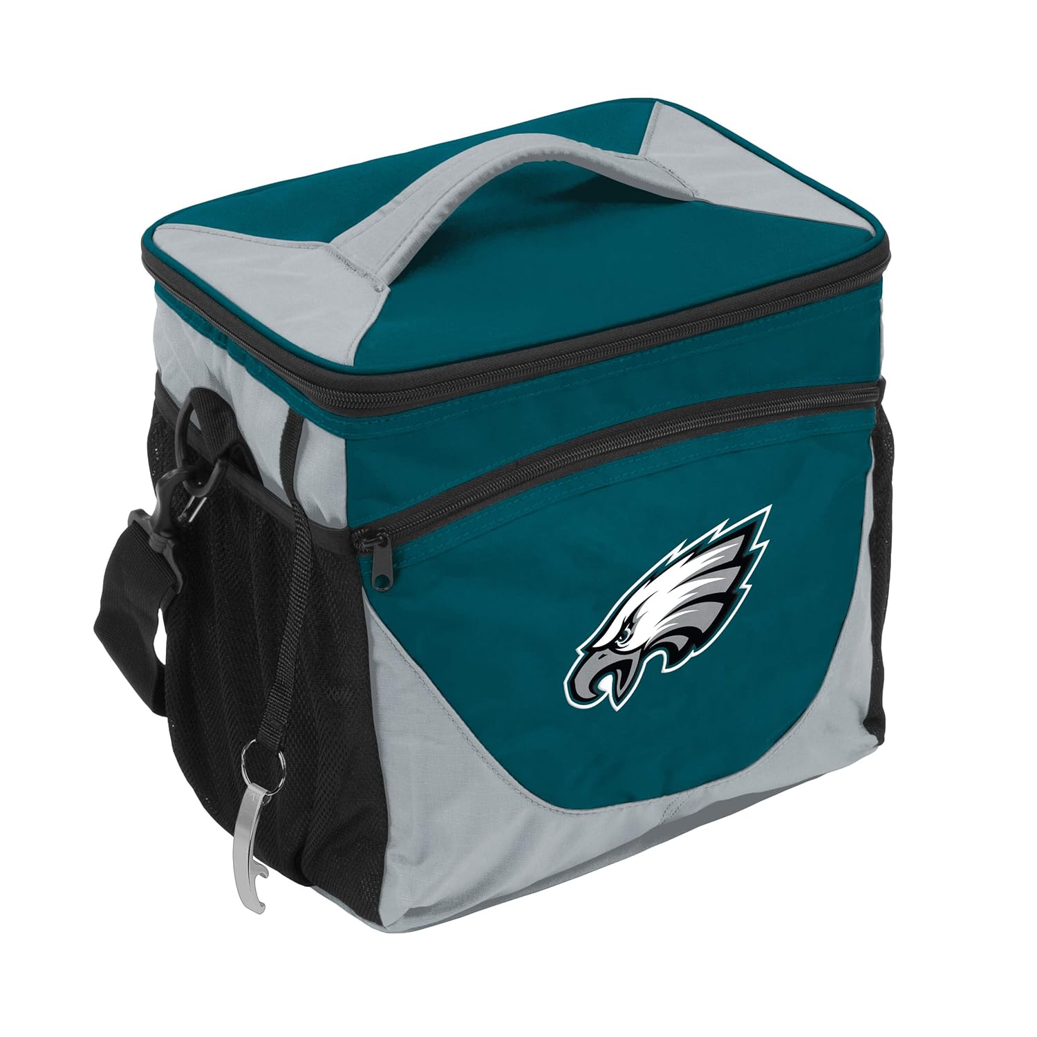 Logo Brands NFL Philadelphia Eagles 24 Can Cooler One Size Deep Teal