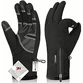 Balhvit -10℉ Waterproof Winter Gloves for Men & Women, 5-Layer Ski & Snow Gloves for Cold Weather, Breathable Warm Gloves with Touch Screen Fingers