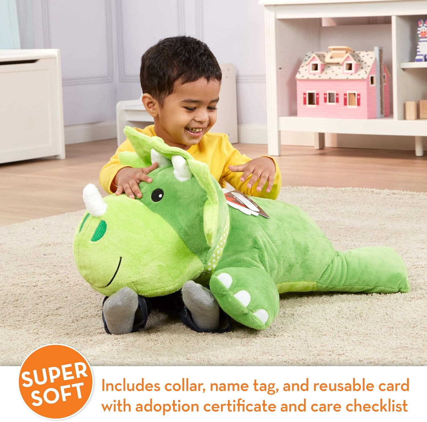 melissa and doug stuffed dinosaur