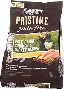 Castor & Pollux 2097814 3 lbs Chicken & Turkey Pristine Grain Free Dry Cat Food - Case of 5