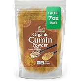 Jiva Organics Organic Ground Cumin Powder 7 ounce - 100% Pure &amp; Non-GMO (Ground Cumin Seeds)
