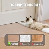 Uross Carpet Protector for Pets 110CM Cat Doorway Protector Anti Scratch view 5