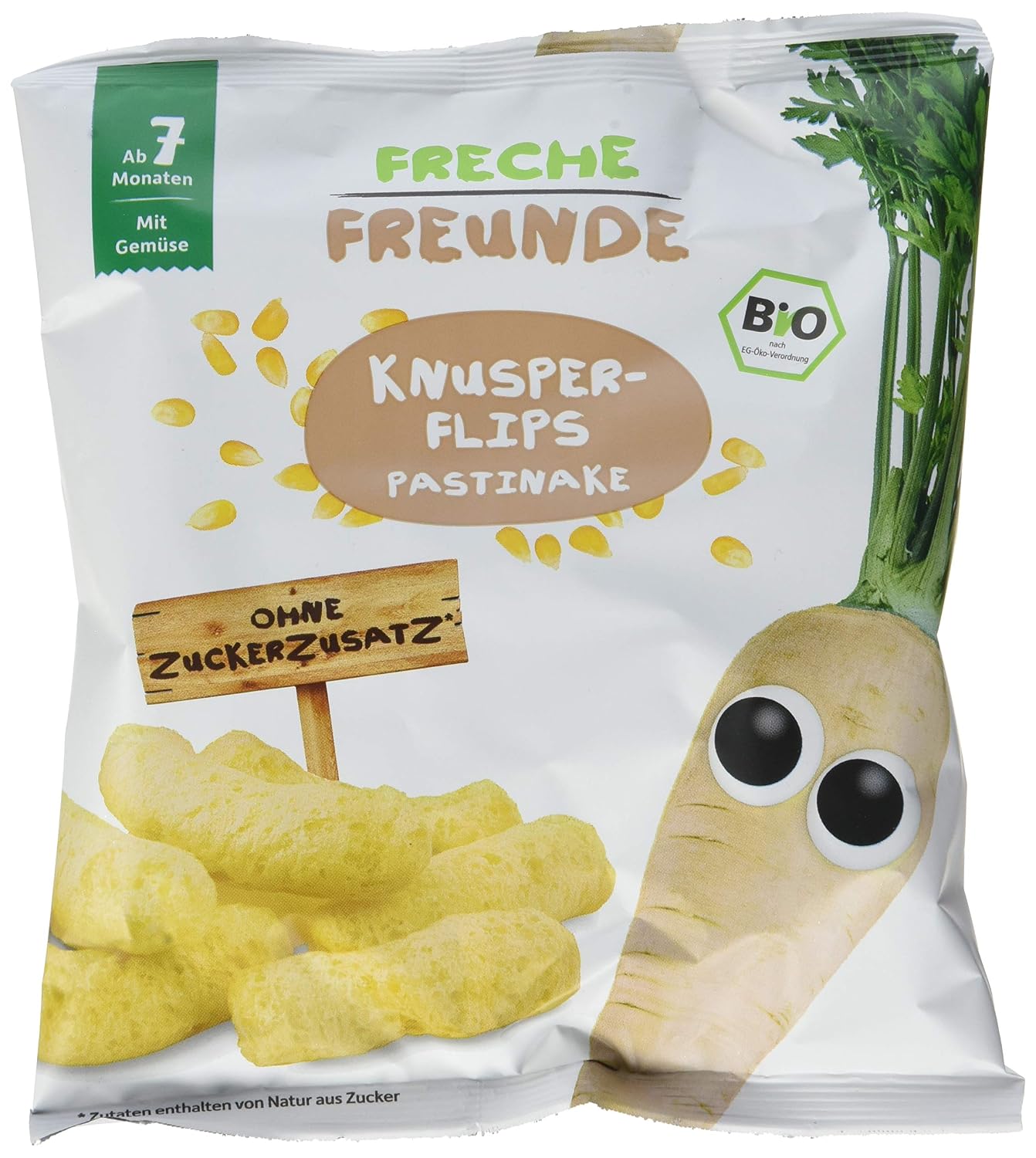 Freche Freunde Bio Knusper Flips Pastinake Fur Baby Ab 7 Monaten