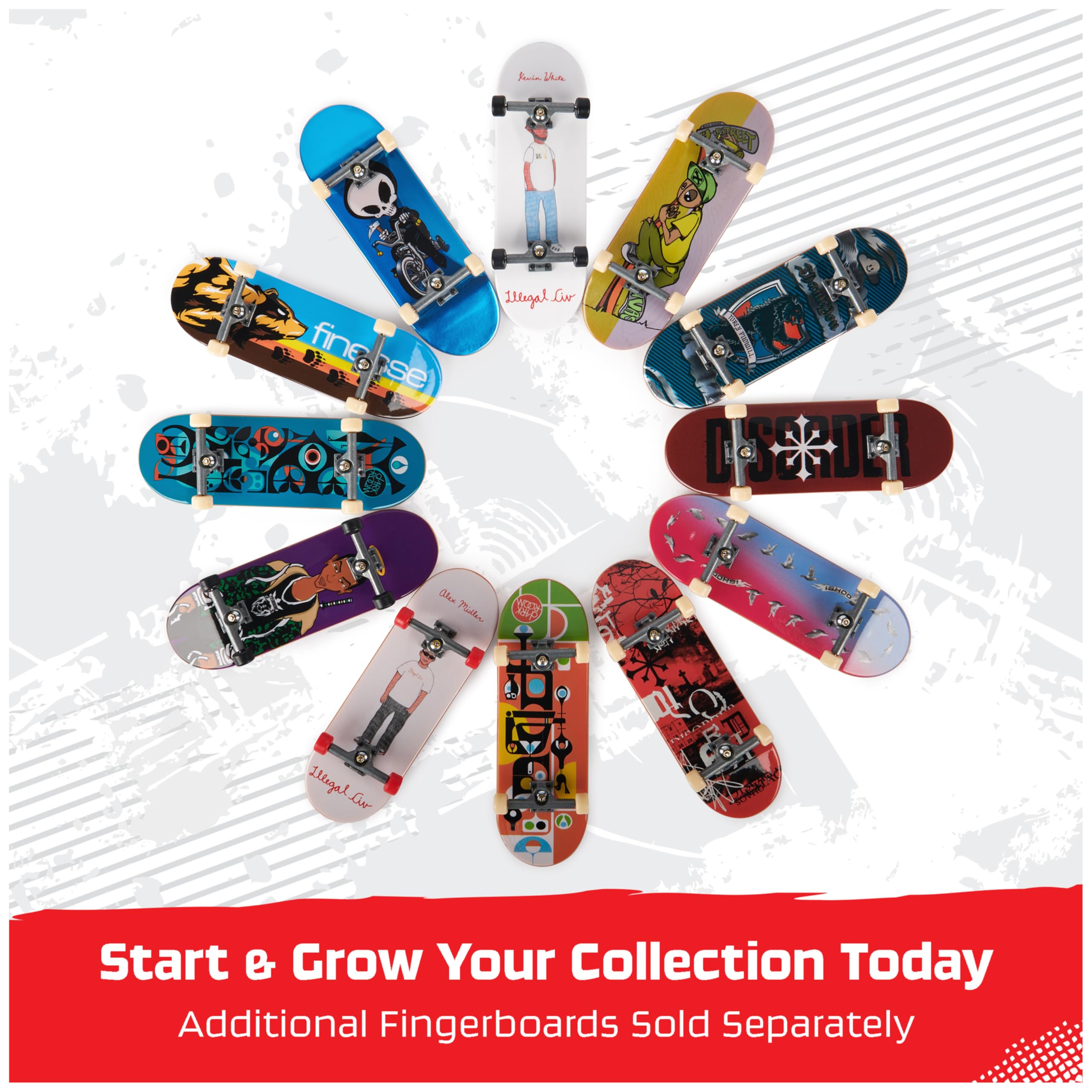 TECH DECK Powell Peralta Legends SK8Shop Bonus Pack with Ramp, Collectible and Customizable Mini Skateboards, Kids Toys for Ages 6 and up