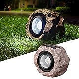 Timeflies Solar Rock Lights Outdoor, 1 Pack Super