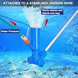 S-Union Pool Cleaning Kit Vacuum Cleaner with 5 Pole & Pool Net view 2