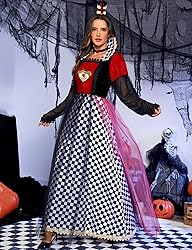 ZEXIGLAD Queen of Hearts Costume Women Halloween