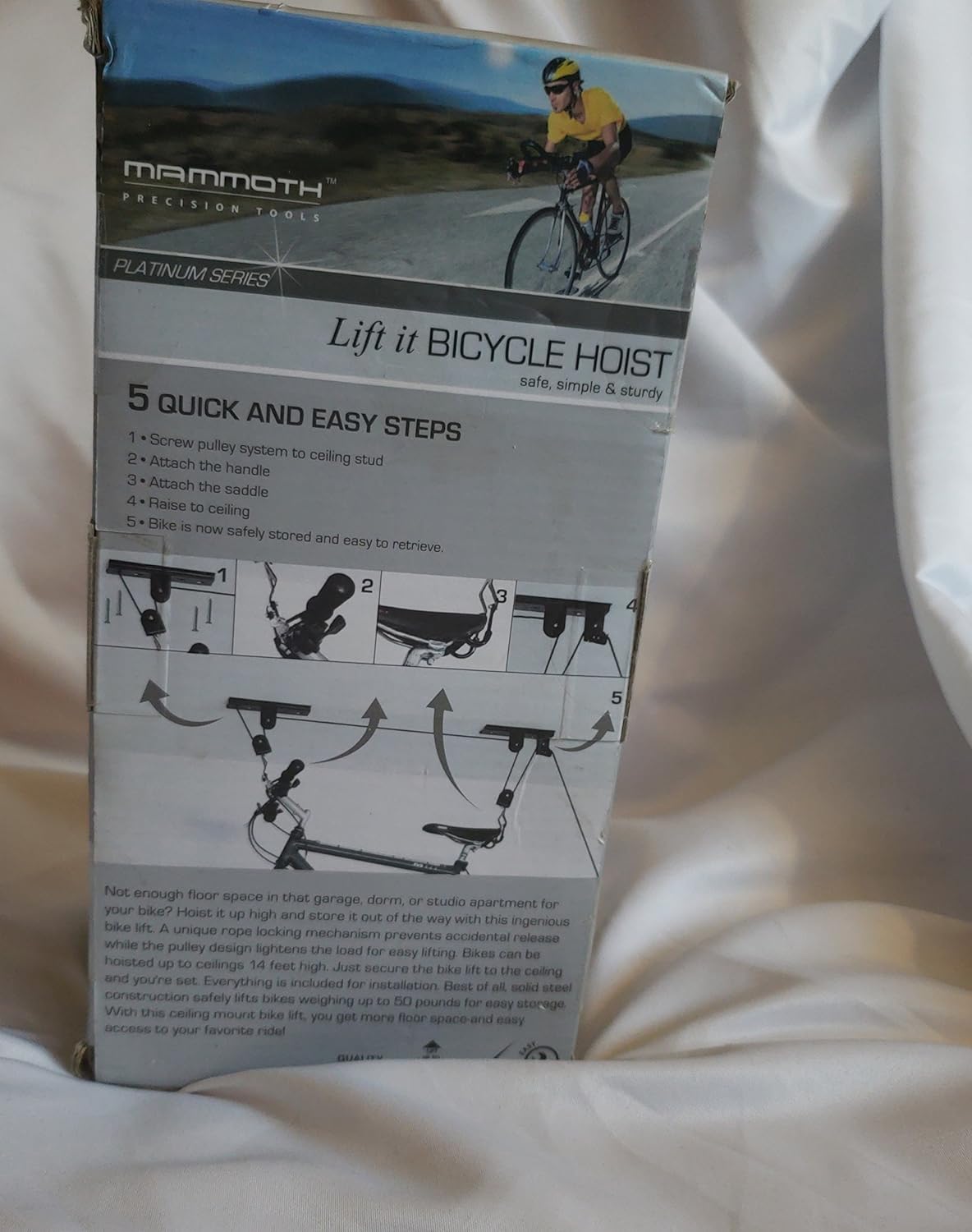 mammoth ceiling mount bike hoist