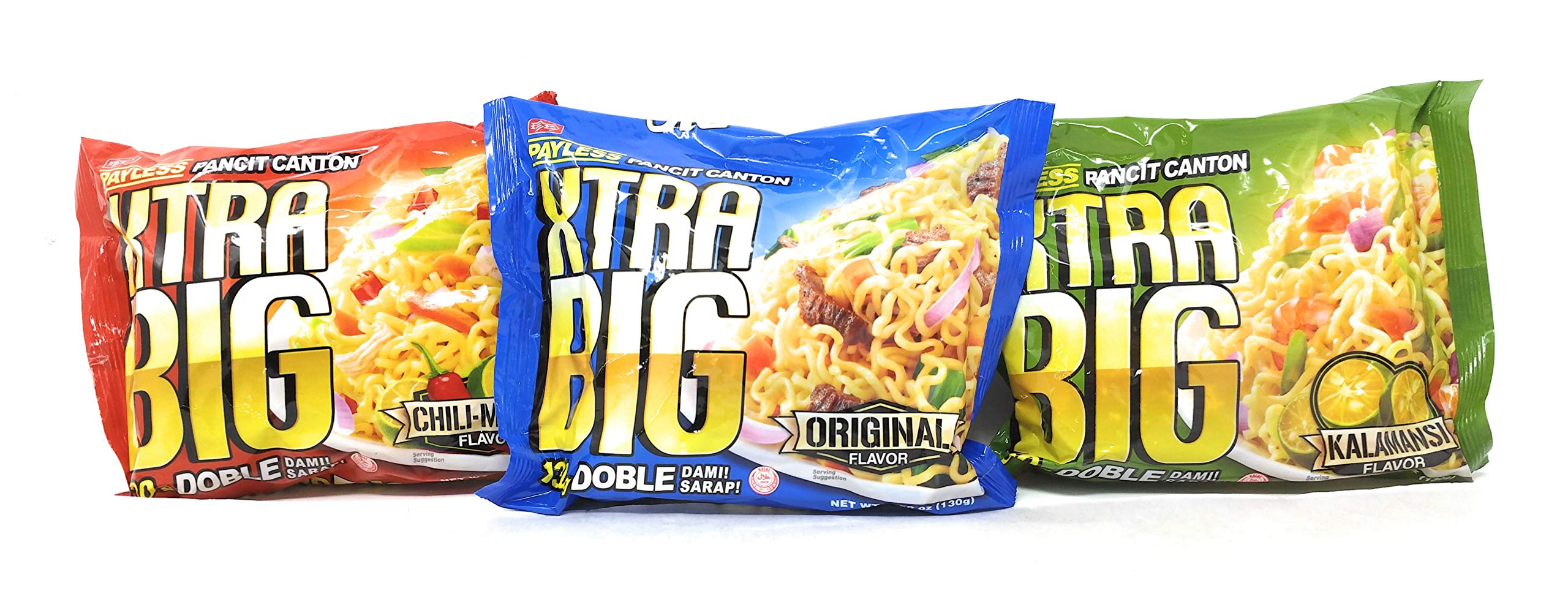 Pancit Canton Xtra Big Assorted Pack in Kuwait Whizz Noodle Soups