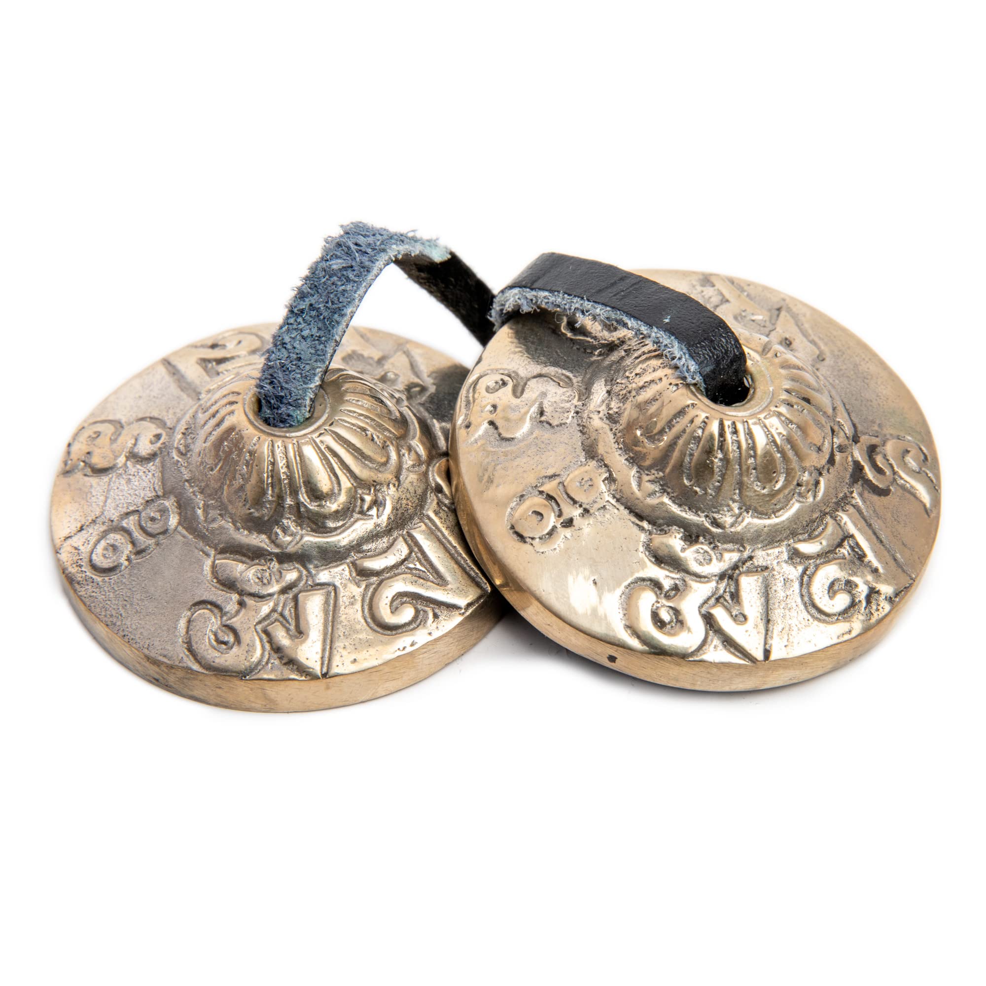 Photo 1 of Tingsha Cymbals Bells - Easy To Play - Meditation Mindfulness Bronze Chime For Chakra Healing Sound Bath Spiritual Gifts Handcrafted Tibetan By Himalayan Bazaar