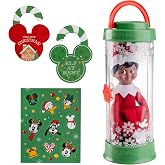 The Elf on the Shelf Disney Mickey and Friends Scout Elf Carrier Set | Official travel container, stickers and tags included, ages 3+, Scout Elf not included