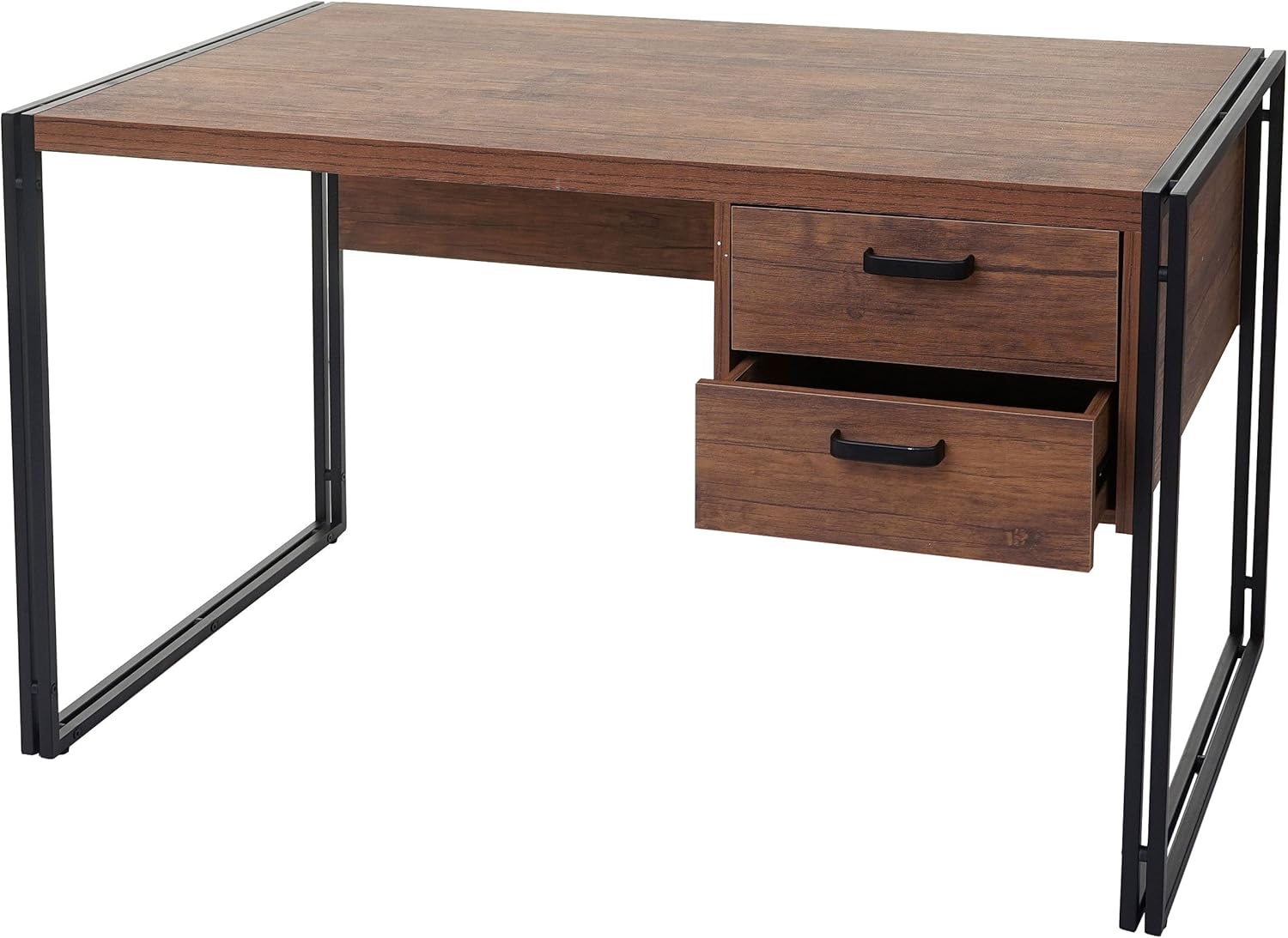 Mendler Schreibtisch HWC-A27, Bürotisch Computertisch, 76x122x73cm 3D