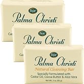 Baar Palma Christi Cleansing Bar Soap, 3 Bars | Castor oil soap, gentle cleansing, rich lather, convenient multi-bar pack