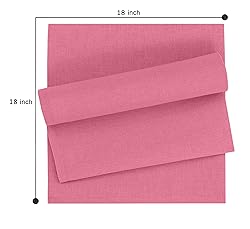 Ruvanti Linen Napkins Set of 6, 18x18 Cloth