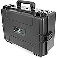 CASEMATIX Hard Shell Travel Case Pro Edition Compatible with Xbox Series X Console, Controllers, Headset and Other Accessories - IPX7 Waterproof, Crushproof Carrying Case with Customized Foam Interior