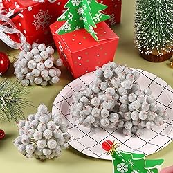 100 Wired Stems of Artificial Holly Berries