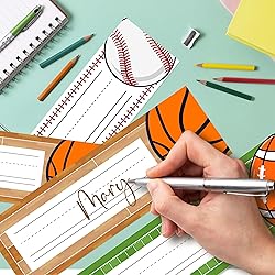 30 Name Tags for Classroom Cubbies, 3x9 in All-Star