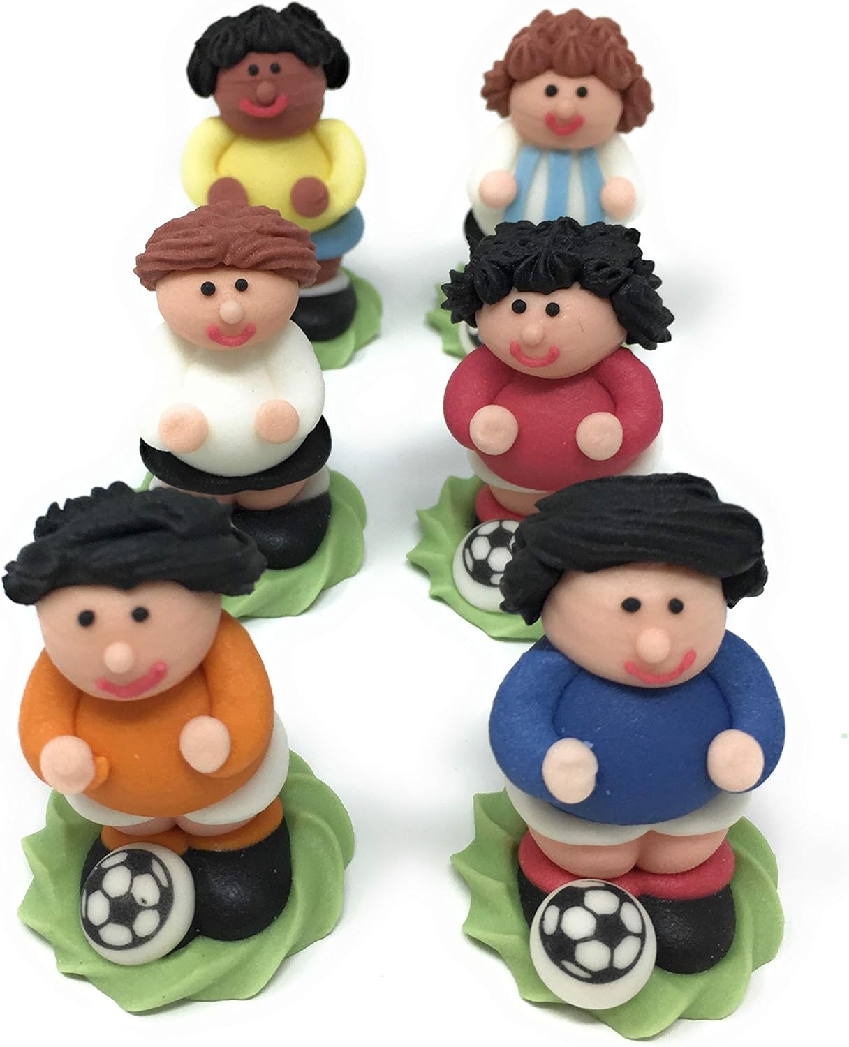 3D Edible Footballer Cake Toppers for Football Cakes Amazon.co.uk Grocery