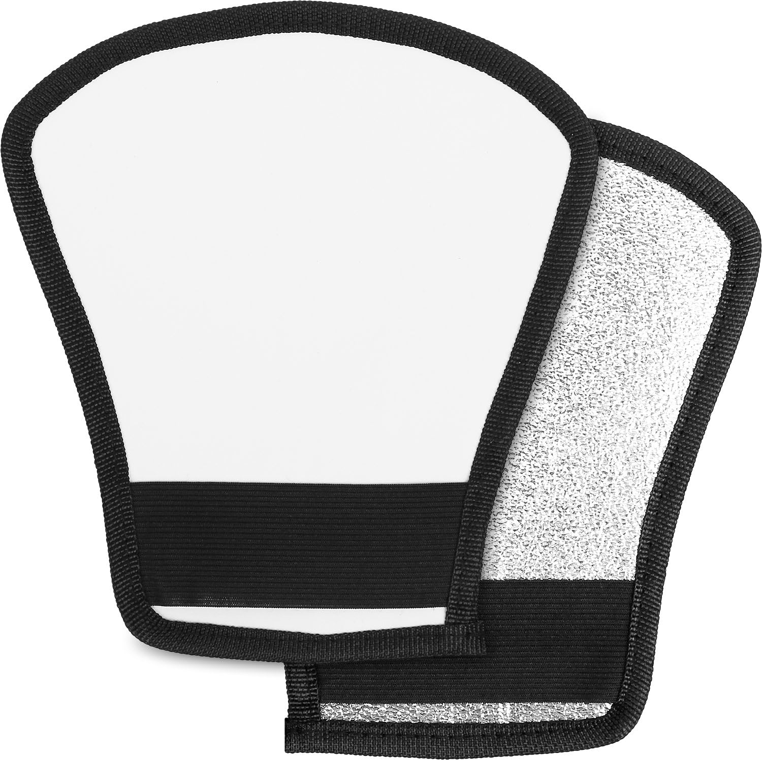 Anwenk Flash Diffuser Light Softbox Two-Sides Silver White Reflector for Canon Nikon Speedlite Vivita Sunpack Nissin Sigma Sony Pentax Olympus Yongnuo Flash (1 Piece) - Image 3