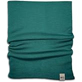 100% Merino Wool - Midweight Neck Gaiter - Skiing Neck Warmer - Winter Face Mask - Multipurpose Headwear