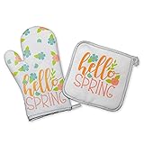 Decorative Kitchen Hot Plate Pot Holder Oven Mitt
