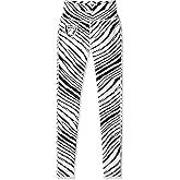 Zubaz Officially Licensed NFL Women's Zebra Print Leggings, Team Color