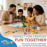 SOL 3 Pack Modelling Clay for Kids 16 Colours Non Hardening Soft Clay view 6