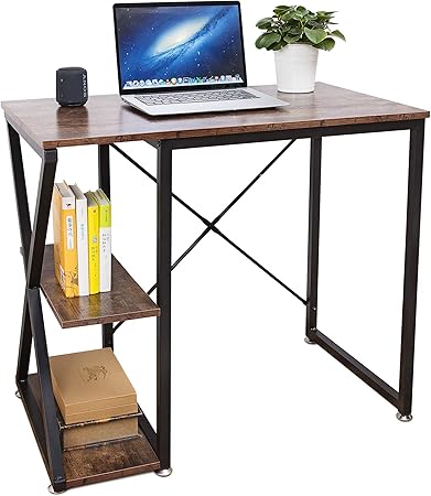 Amazon Gibolea 学習机 作業机 シンプルデスク パソコンデスク Pcデスク 勉強机 省スペース 頑丈な構造 幅850 Mm X奥行500 Mm X 高さ750 Mm パソコンデスク 文房具 オフィス用品