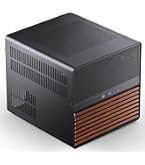 Amazon.com: JONSBO N4 Black NAS Pc Case, Walnut Wood, 8-Drive Bay