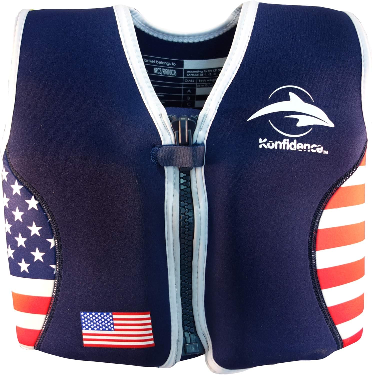 Buoyancy Swim Vest Konfidence The Original Jacket Sports & Outdoors