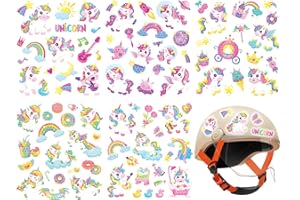 Unicorn Reflective Stickers, 5 Pcs High Visibility Adhesive Bike Stickers, Car Decals, Waterproof Warning Reflective Sticker 