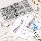 JOLCEEY 275Pcs Keyring Clip with Key Rings Swivel Lobster Clasp Hooks view 4