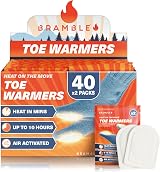 Bramble Adhesive Toe Warmers 40 Pair Ultra-Thin 80 Patches Air-Activated